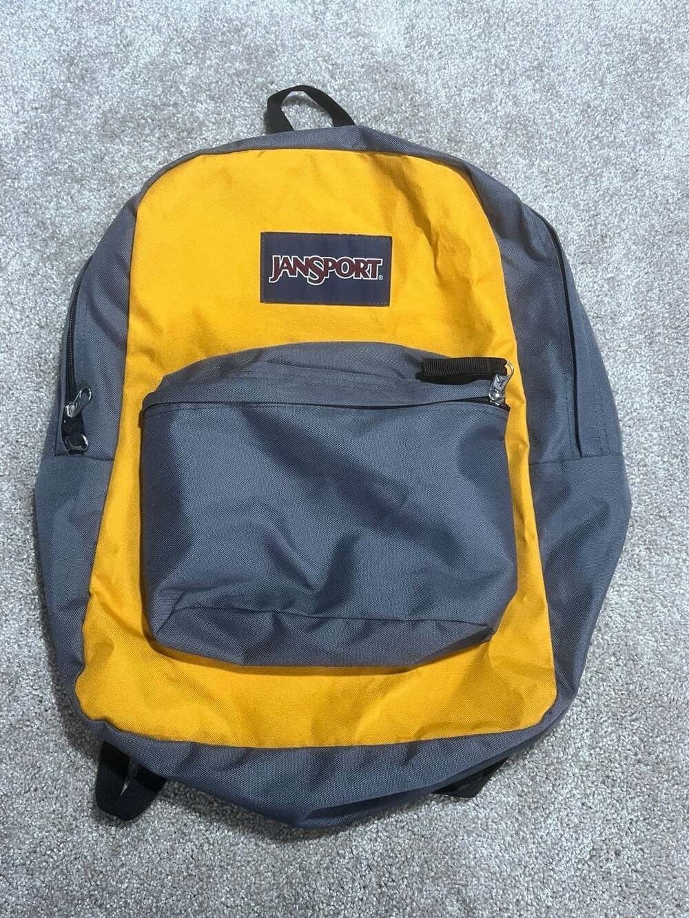 Jansport Superbreak Backpack Spectra Yellow Gray